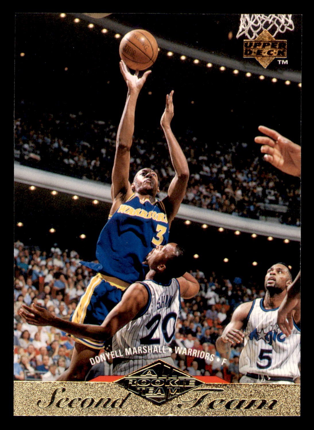1995-96 Upper Deck #164 Donyell Marshall Warriors