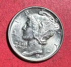 1941 Choice Uncirculated US Mercury SILVER Dime "Philadelphia" Mint! Old Coin!