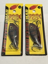 Lot of 2 Strike King Red Eye Shad 1/2oz   2.5”   Peanut Butter & Jelly