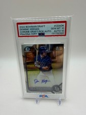 2022 Bowman Draft 1st Dominic Keegan (AU) PSA 10 AUTO 10 Rays