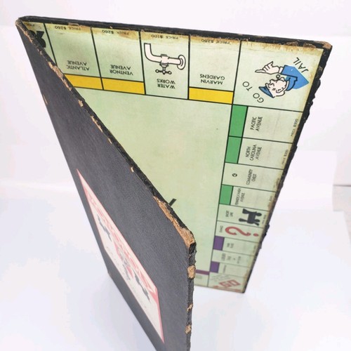 Vintage 1935 Original Parker Brothers Monopoly Game Board Only- Collector's Item - Picture 14 of 15
