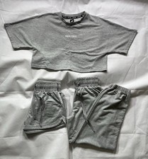 Grey Sweat Shirt, Shorts, Joggers