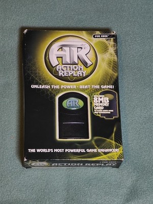 Action Replay AR Game Enhancer Original Microsoft XBOX CD Included Open Box Rare