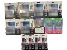 Gelly Roll Retractable Gel Pens Fan Faves Metallic Stardust Classic Lot- 94 Pens