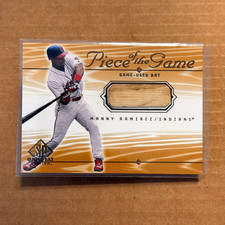2001 SP Game Bat Edition MANNY RAMIREZ Piece of the Game - Game Used Bat