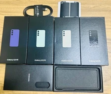 OEM Samsung Galaxy S23 FE S23 FE Empty Box Retail Box Cable+Plastic Seal