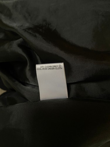 Saba Classic Wool Winter Coat - Ladies Size 10 Black, knee length, pockets - Picture 16 of 18