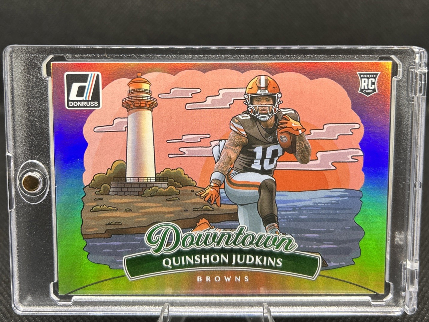 Quinshon Judkins 2025 Donruss Downtown RC #17 Browns Case Hit SSP Rookie