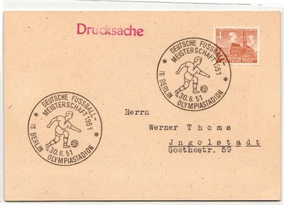 Berlin 43 auf Postkarte Olympia-Stadion #JX701 - Bild 1 von 2