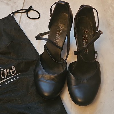 Ballroom Dance Shoes Ankle Strap Heels MPN 702