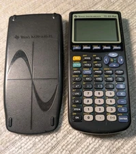 Texas Instruments TI-83 Plus Graphing Calculator Black Tested Works