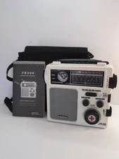 Eton FR300 Emergency Radio AM FM TV-VHF Weather • Hand-Crank • WORKS! • W/ Bag 