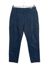 ASOS Damen High Waist Jeans Bundfalten Gr. 40 Blau Denim