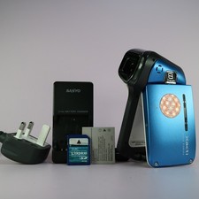 Sanyo Xacti VPC-CA8 8.0MP Underwater Digital Video Recorder Blue Tested Full Set