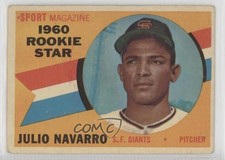 1960 Topps Sport Magazine 1960 Rookie Star Julio Navarro #140 00jz