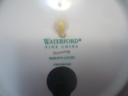 Set of 4 Baron's Court 6" Bread Plates by Waterford China Original Labels - Picture 3 of 4