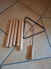 Klanghölzer und Triangel