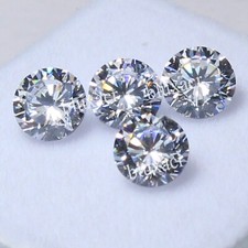 Natural Certified D Color VVS1 Round Brilliant Cut 3.75 MM White Diamond 4 Pcs