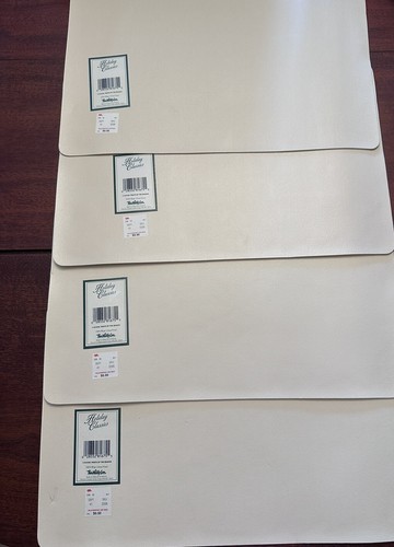 Set 4 tovagliette vinile Poinsettia rosa frutta Natale città e campagna vintage - Foto 3 di 6