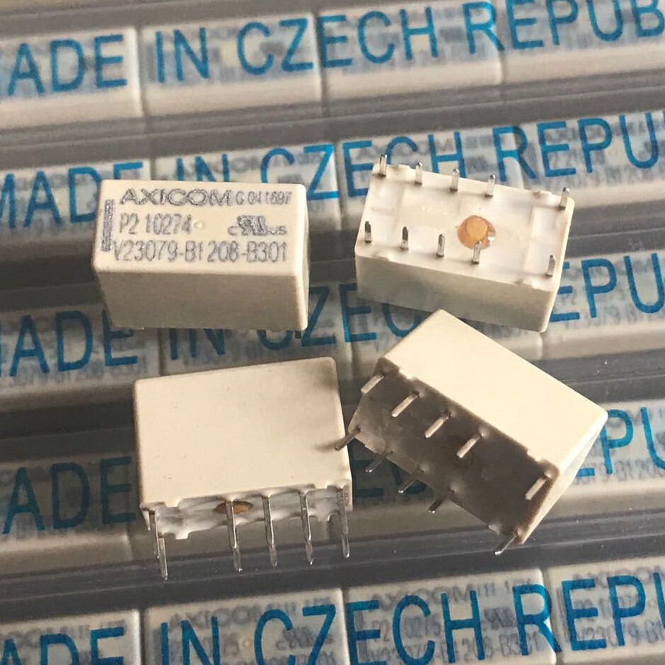 5Pcs AXICOM V23079-B1208-B301 3VDC 2A Power Relay 10 Pins | eBay