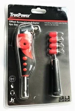 TRUE POWER RIGHT ANGLE OFFSET DRILL SCREWDRIVER 1/4" QUICK CHANGE ATTACHMENT