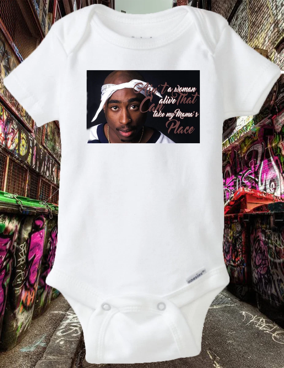 Tupac onesie sales