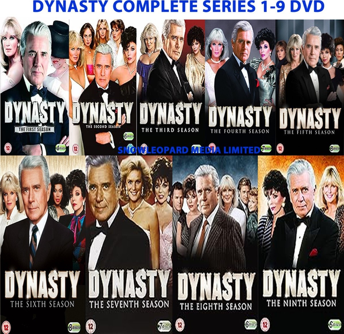 DYNASTY COMPLETE SERIES 1-9 DVD ALL SEASON 1 2 3 4 5 6 7 8 9 Mint  