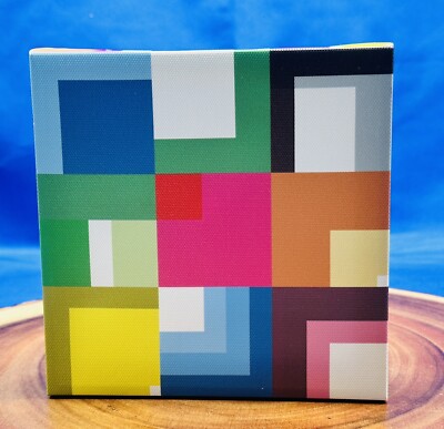 Ikea Pjatteryd Funky Canvas 6x6 Art Print 2015 OOP Hard To Find