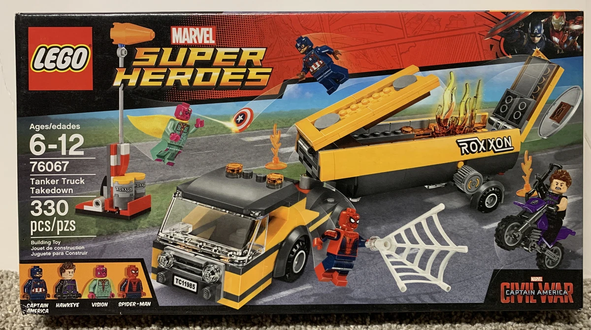 LEGO Marvel Super Heroes Tanker Truck Takedown 76067 OOP RARE