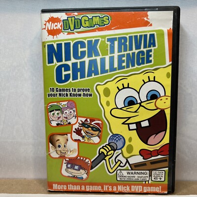 Nick: Trivia Challenge DVD (2004) Imagination Nickelodeon TV Trivia Game