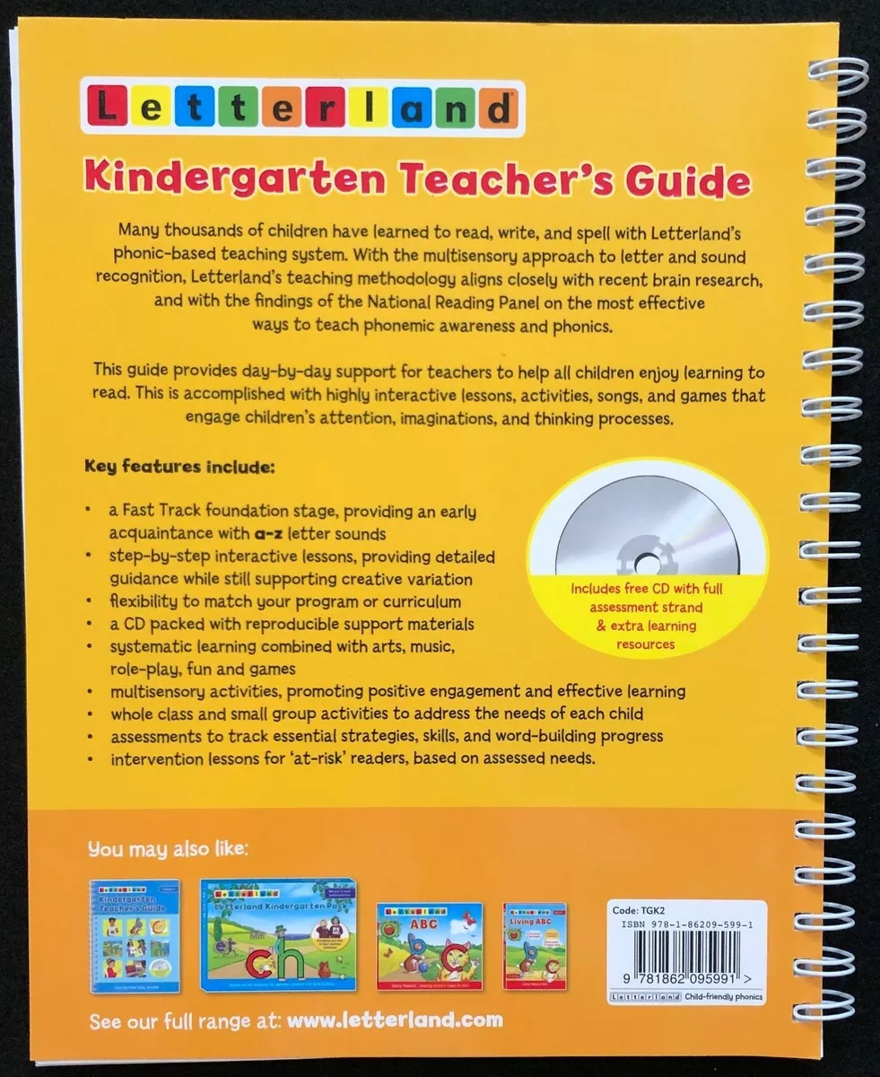 eBay　TEACHER'S　Kindergarten　VOLUME　with　CD　(2009)　LETTERLAND　GUIDE