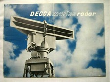 CATALOGO RADAR RICEVITORI NAVALI ANNI '50 -DECCA MARINE RADAR LIMITED