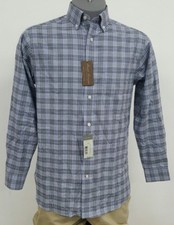 Daniel Cremieux Signature 3 Blue Plaid Button Up L/S Men's Shirt NWT 89.50 S M