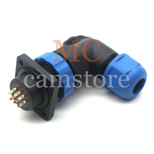 Conector SD20 impermeable de 10 pines, conector de cable de alimentación LED enchufe 5A 250V - Imagen 3 de 6