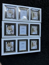 FETCO Kohls price tag 19.99ea Bulk of 9 Photo frames small Wedding 2.5” x 3” inc