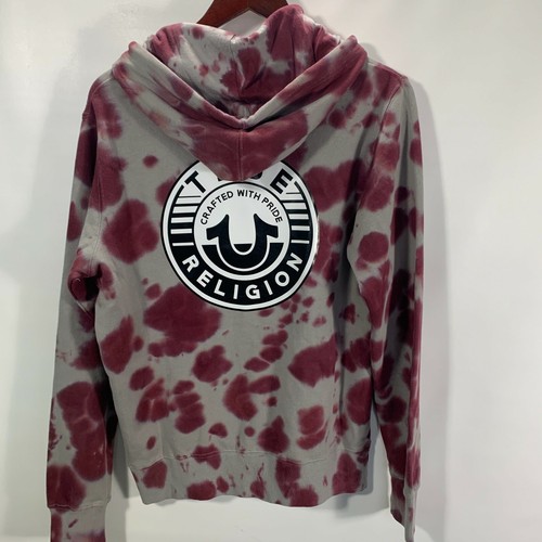 True Religion Hoodie Mens Small Sunset 