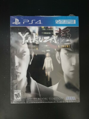 NEW YAKUZA KIWAMI STEELBOOK EDITION SONY PLAYSTATION 4 PS4
