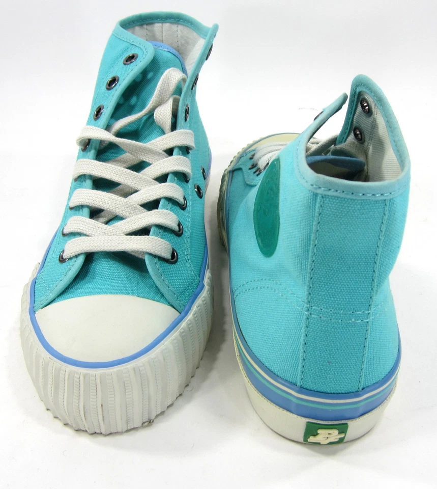 PF Flyers Zapatos Reedición Central Hi Aqua Azul Tenis Hombres 6.5 Mujeres 8 Foto 4 de 4