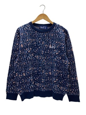 BotT knit sweater (thick L wool Navy Used | eBay