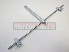 Dual Carburetor Throttle Linkage Holley Demon Edelbrock Carter Barry Grant Scoop