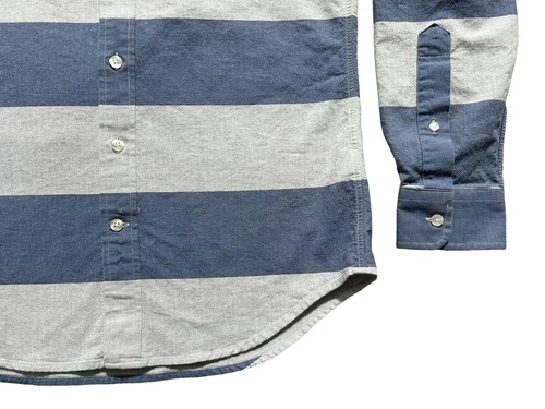 VINEYARD VINES Rugby Shirt Size SMALL Blue Slim Fit Stripe Button Oxford Cotton - Bild 7 von 10