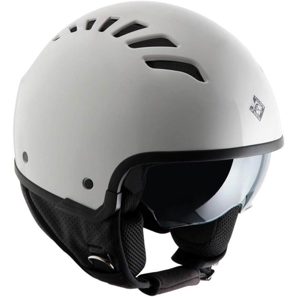 Tucano Urbano El Fresh Open-Face Motorcycle Helmet Gloss White