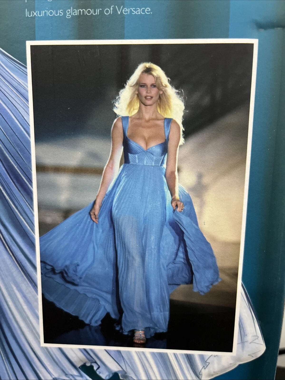 NUOVO**Mattel Barbie Signature Supermodel Claudia Schiffer in Versace abito bambola