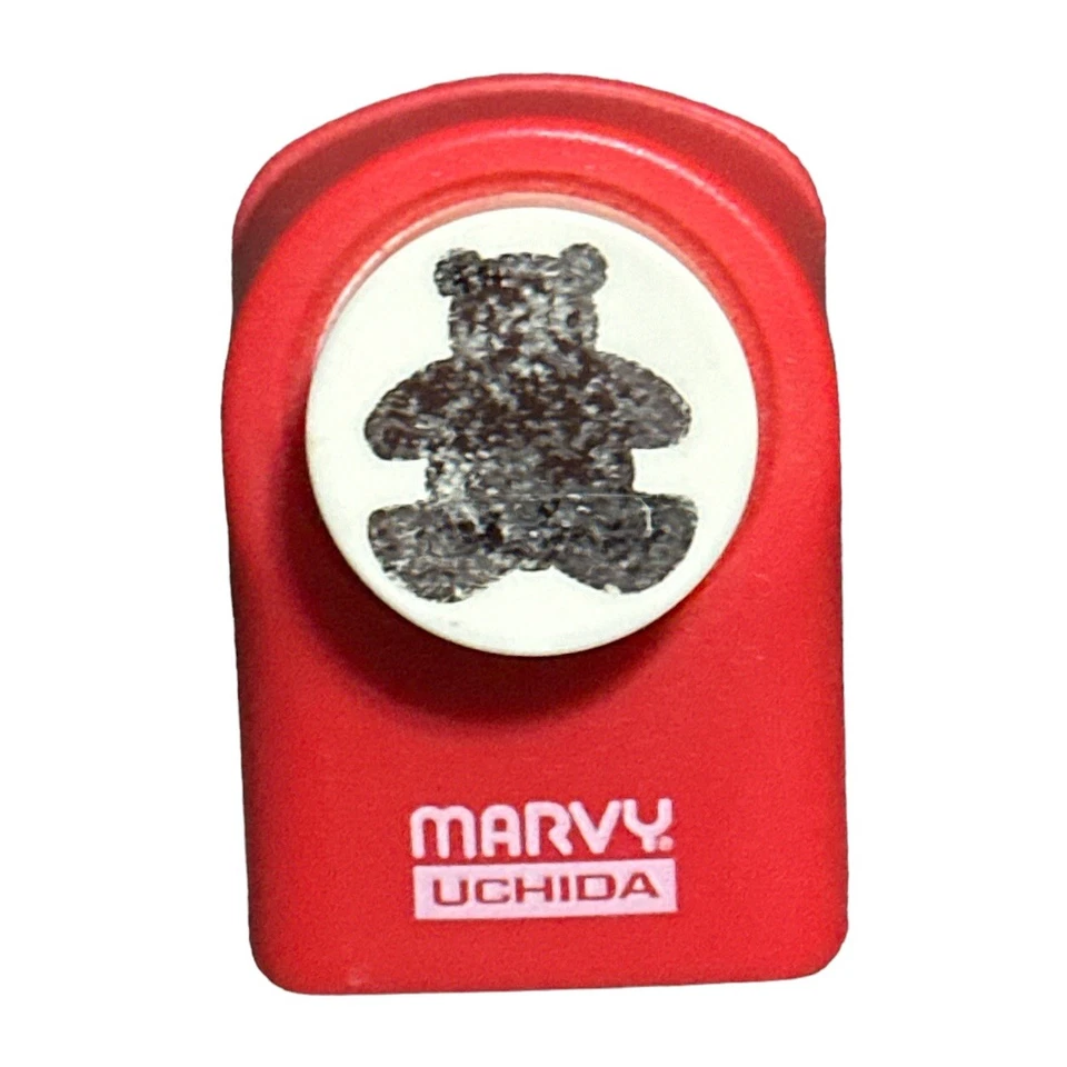 3 Marvy Uchida & All Night Media Craft Бумажный Пробойник Звезда Бабочка Плюшевый Медведь - Изображение 2 из 4