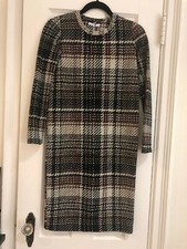 NWT Zara Multicolor Houndstooth Print Dress Size S