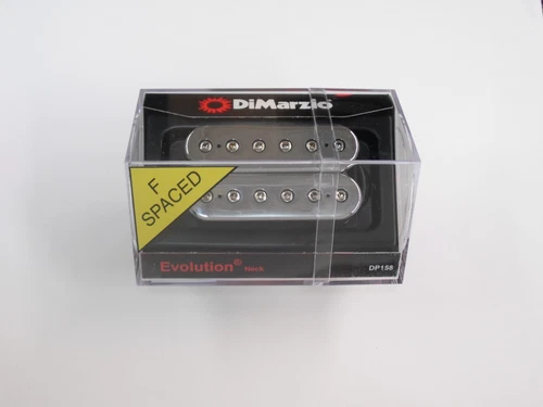 DiMarzio F-spaced Evolution Neck Humbucker W/Chrome Bobbins DP 158