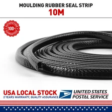 10M U Shape Car Door Rubber Seal Strip Hood Trunk Trim Edge Guard Weatherstrip