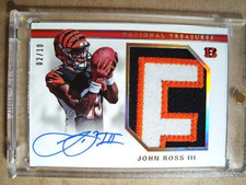 2017 John Ross National Treasures Gold Rookie Autograph Patch RC /10 🔥🔥🔥 QTY