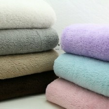 1M Faux Fur Fabric DIY Winter Warm Costume Kids' Clothes Material Puffy Soft New