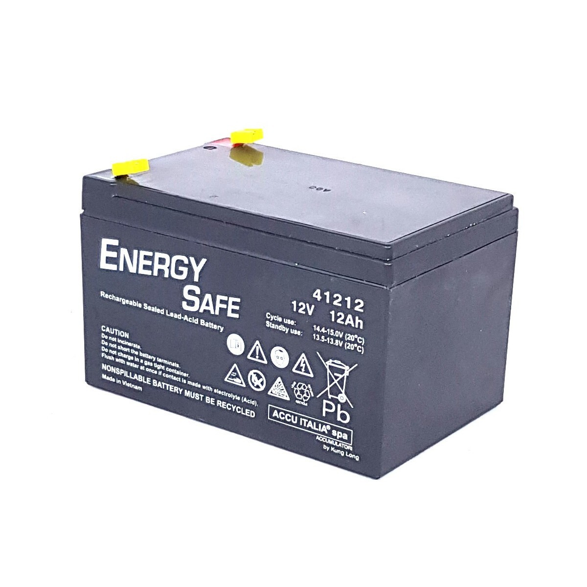 Batteria Al Piombo Ermetica 12V 12Ah - Foto 5